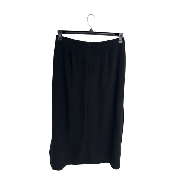 Vintage New York Michele women's maxi skirt black size 16 - Picture 2 of 11